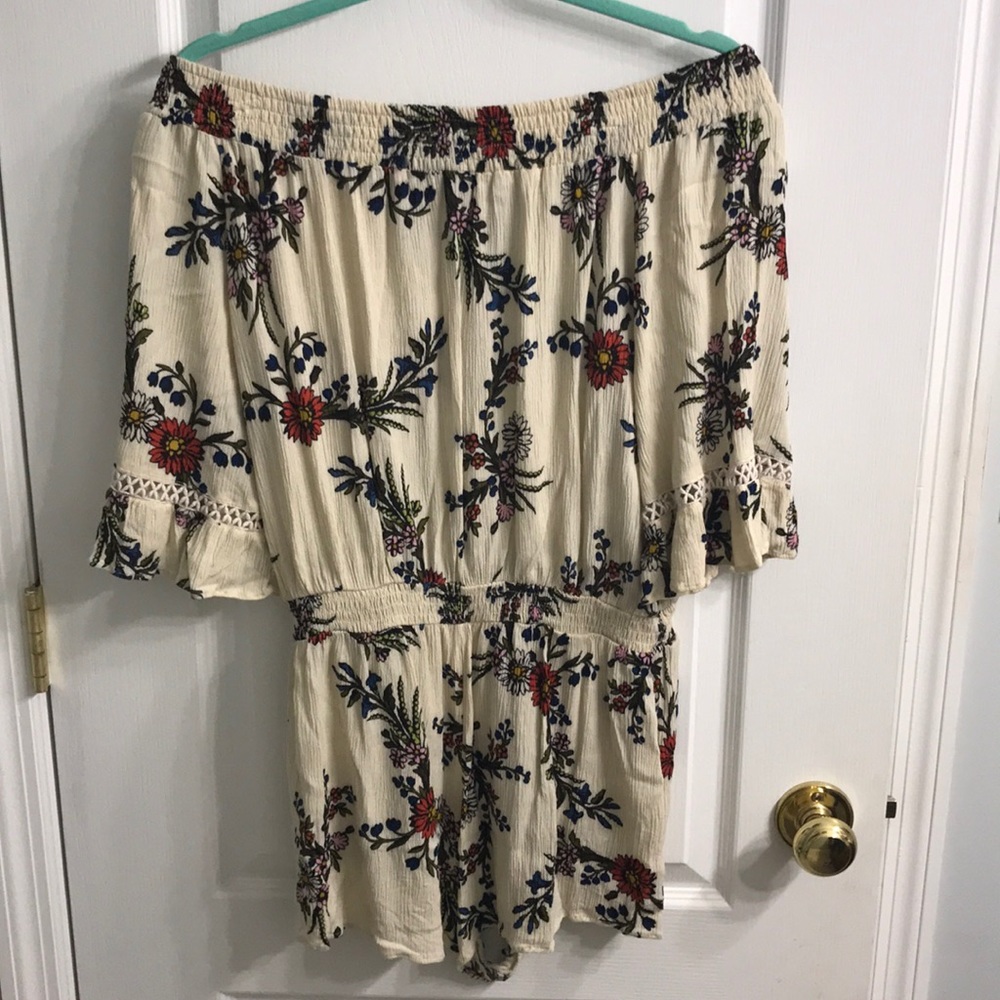 Off the shoulder romper